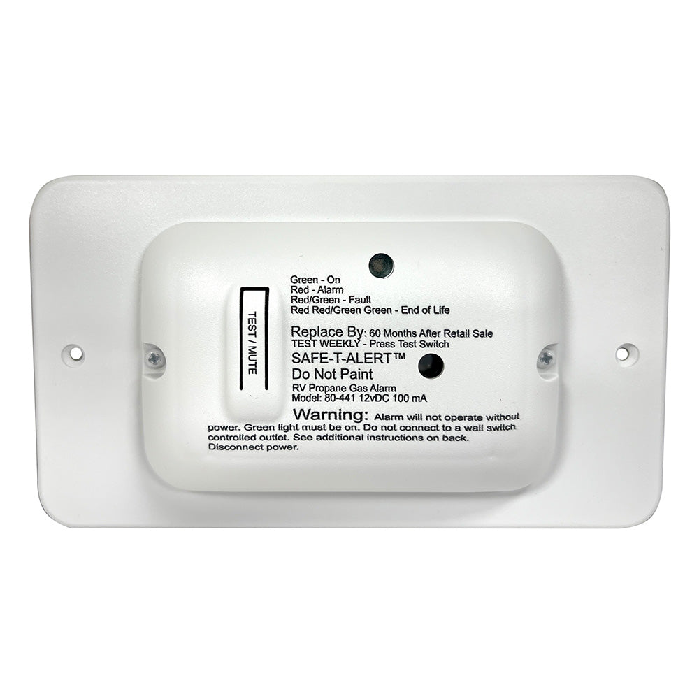 Safe-T-Alert 80 Series White Propane Gas Alarm - 12V [80-441-WT-TR] Safe-T-Alert