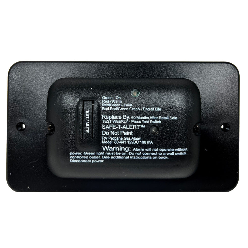 Safe-T-Alert 80 Series Black Propane Gas Alarm - 12V [80-441-BL-TR] Safe-T-Alert