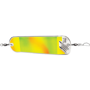 Luhr-Jensen Money Roll Flasher - 8-1/4" - Glow Biohazard [5860-008-1756] Luhr-Jensen