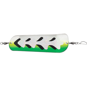 Luhr-Jensen Money Roll Flasher - 8-1/4" - Glow Biohazard [5860-008-1756] Luhr-Jensen