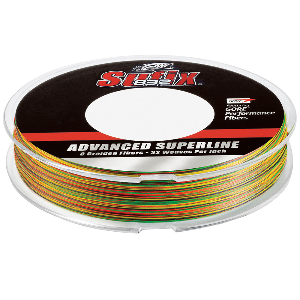 Sufix 832 Braid - 40lb - Fire Tiger - 300 yds [660-140FT] Sufix