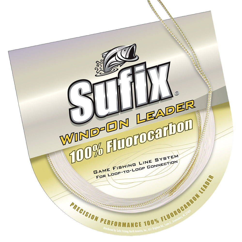 Sufix Wind-On 100% Clear Fluorocarbon Leader - 20lb - 11 yds [700-020F] Sufix