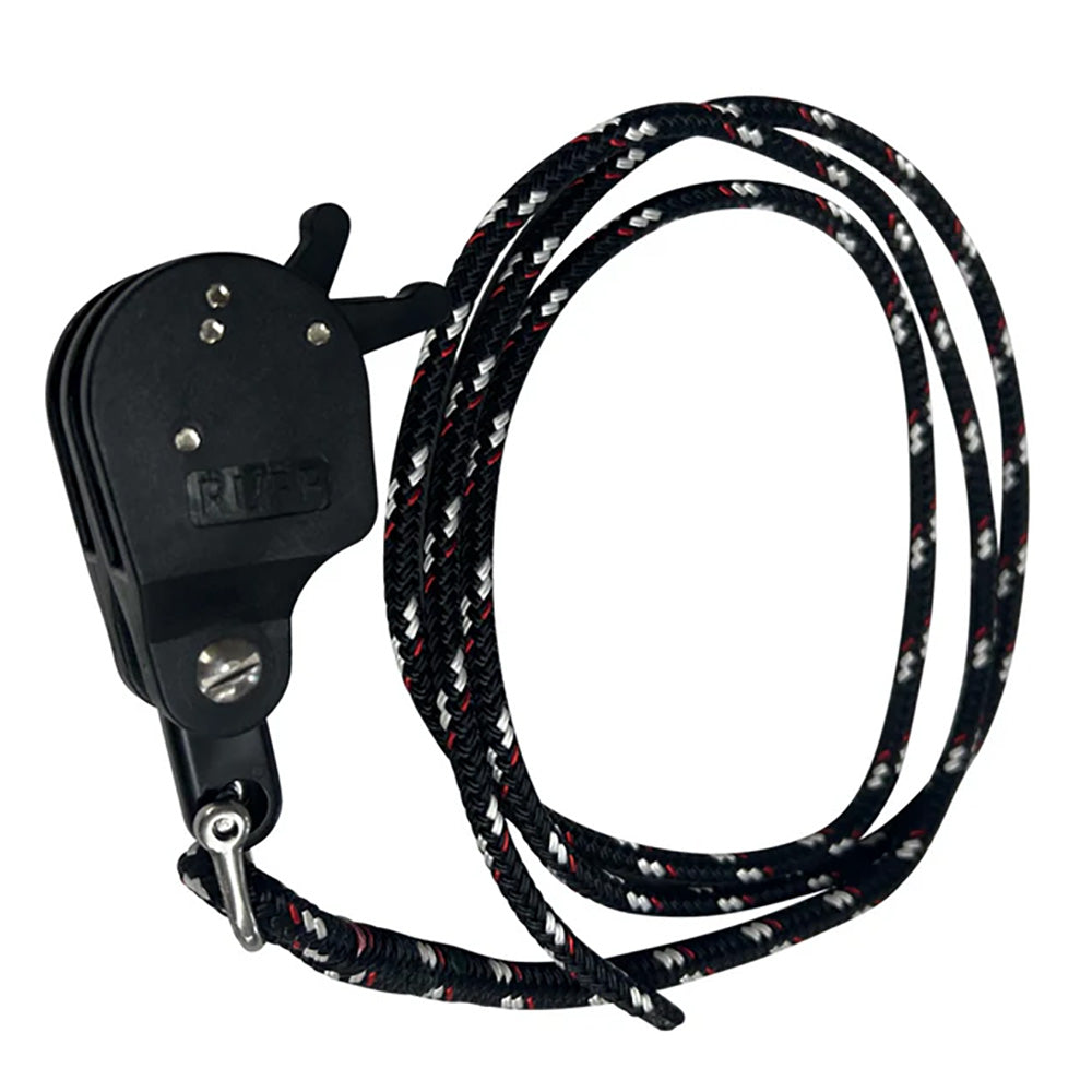 Double Halyard Line Lock w/Rope  Shackle [CA-0157-2S] Rupp Marine