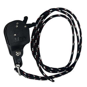 Double Halyard Line Lock w/Rope  Shackle [CA-0157-2S] Rupp Marine
