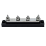 Bluewater Common Stud Busbar 4 Gang - Black [312303-B-020] Bluewater