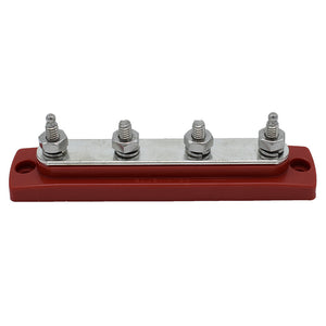 Bluewater Common Stud Busbar 4 Gang - Red [312303-B-025] Bluewater