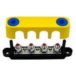 Bluewater Common Stud 4 Gang Positive Terminal Busbar w/Cover [313738-B-023] Bluewater