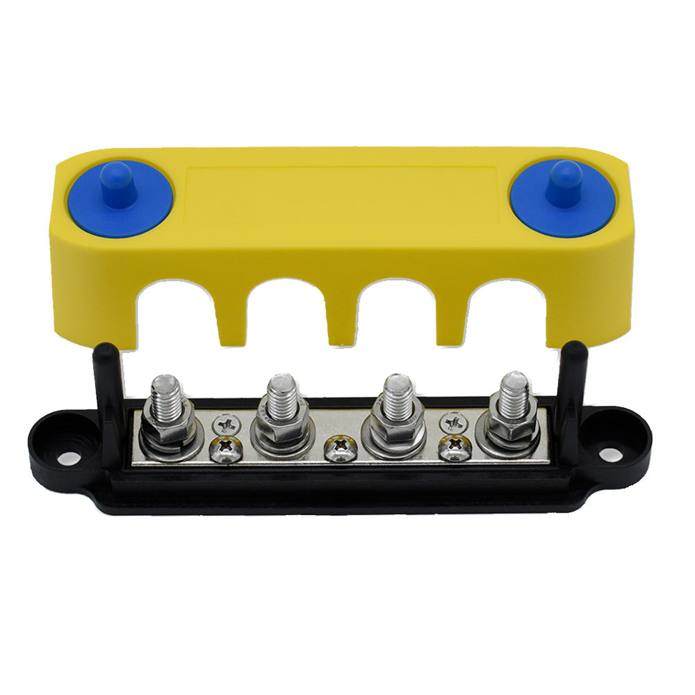 Bluewater Common Stud 4 Gang Negative Busbar Terminal Block [313756-B-023] Bluewater
