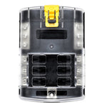 Bluewater 6 Position Fuse Block ATC w/Yellow Slide [3200-3003-006] Bluewater