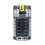 Bluewater 12 Position Fuse Block ATC w/Yellow Slide [3200-3003-012] Bluewater