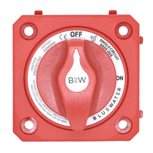 Bluewater On/Off Switch Battery Switch - Panel Mount - Red [9800-006-10] Bluewater