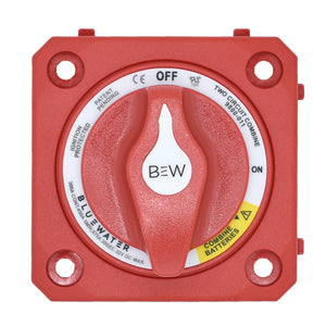 Bluewater Off/On Combine Battery Switch w/o Base - Panel Mount - Red [9800-011-10] Bluewater