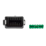Bluewater 12 Position Male Deutsch Connector w/Wedge Lock [DT04-12P] Bluewater