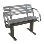 Springfield Aluminum Dock Bench w/Arms [1099050-2A] Springfield Marine