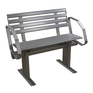 Springfield Aluminum Dock Bench w/Arms [1099050-2A] Springfield Marine