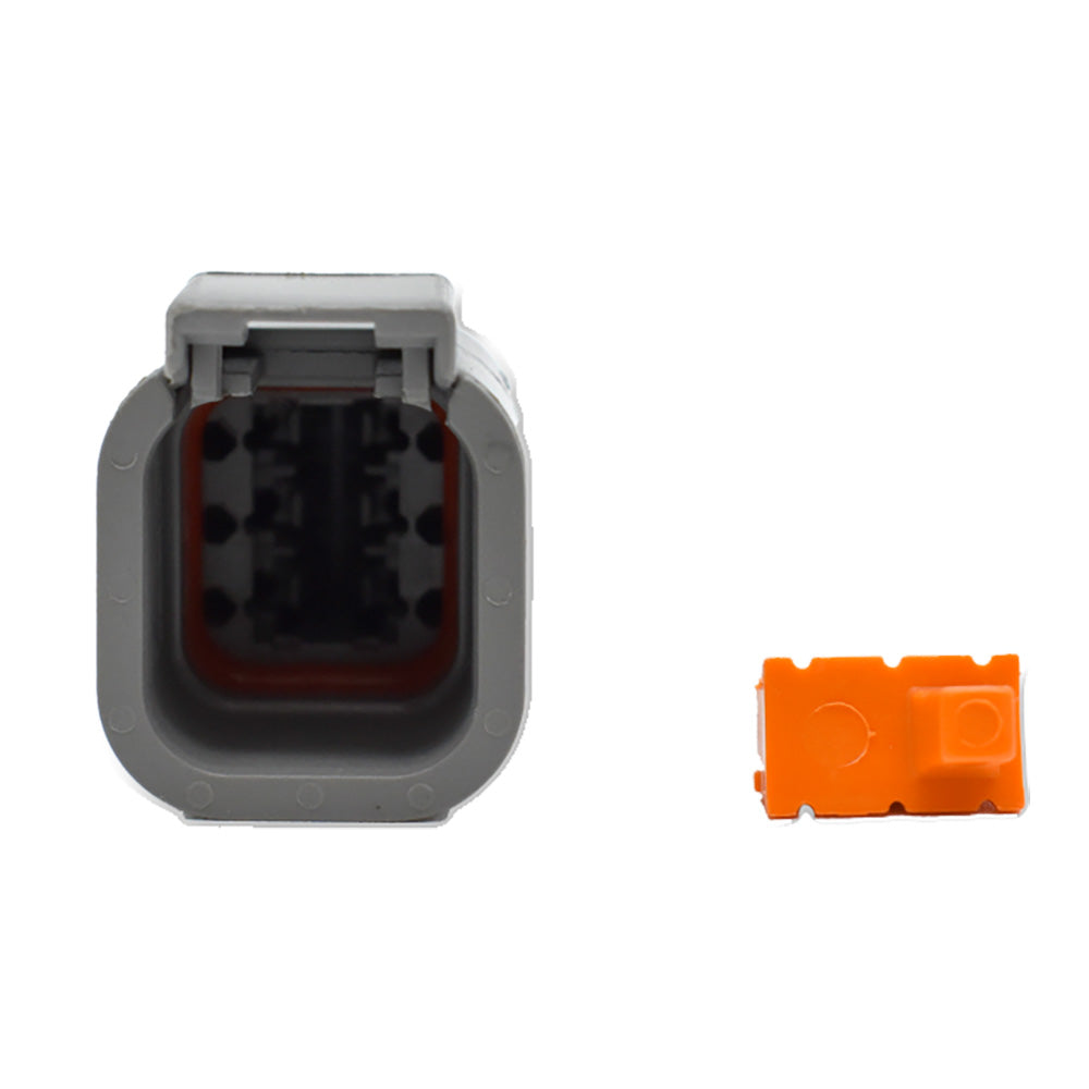 Bluewater 6 Position DTM Male Connector w/Wedge Lock [DTM04-6P] Bluewater