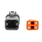 Bluewater 4 Position DTM Female Connector [DTM06-4S] Bluewater