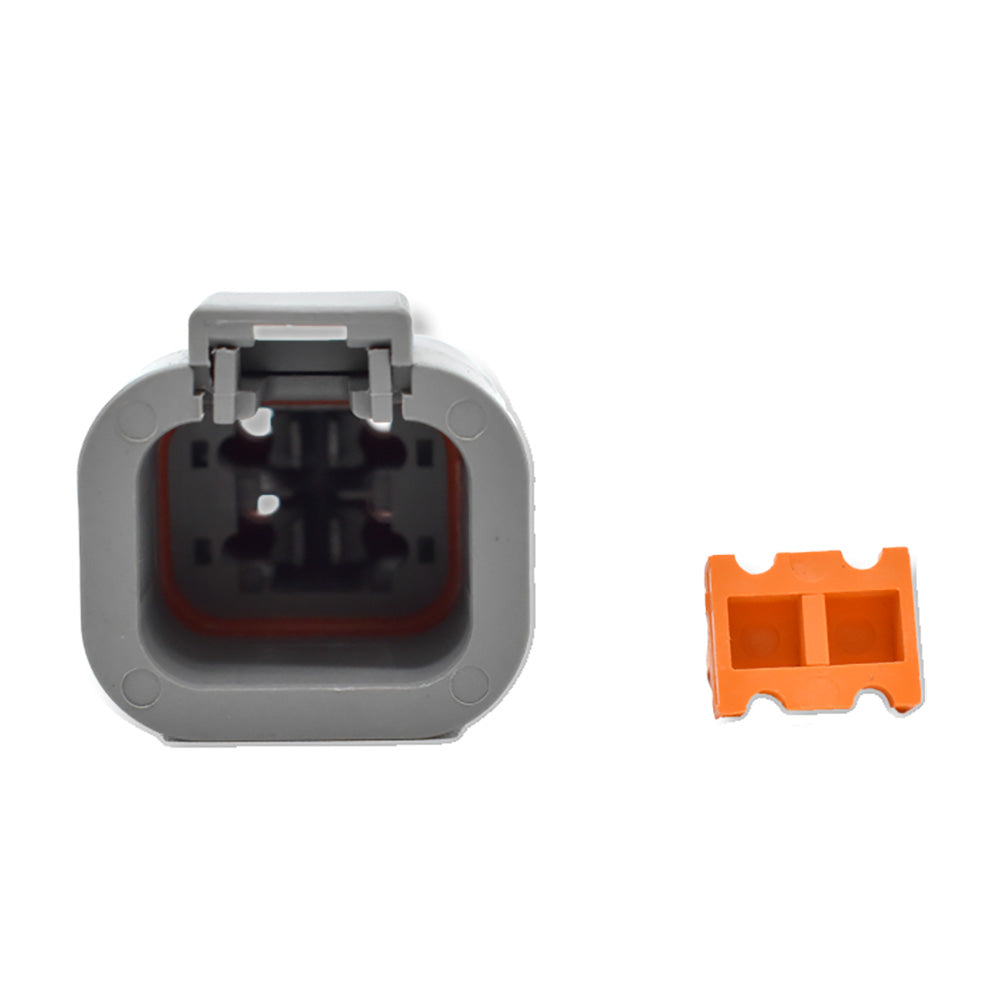 Bluewater 4 Position DTP Male Connector w/Wedge Lock [DTP04-4P] Bluewater