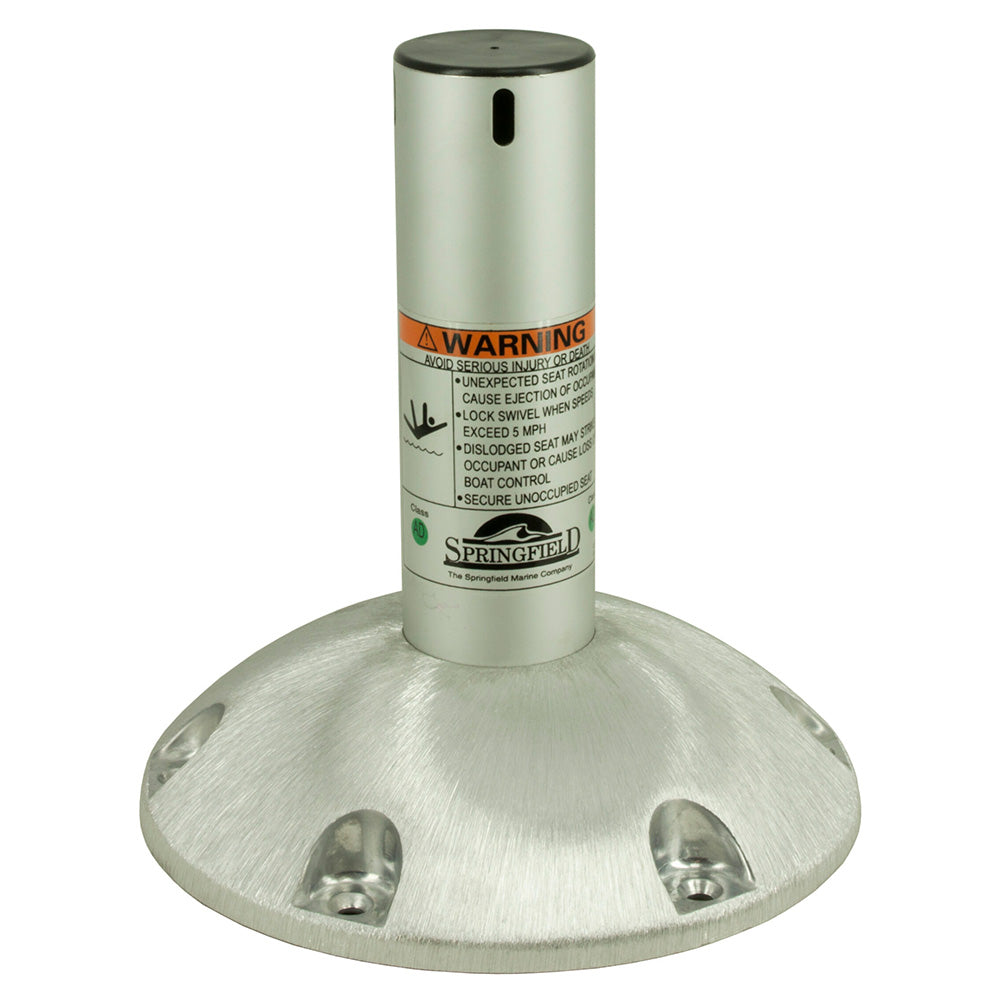 Springfield 2-3/8" Explorer Fixed-Height Locking Pedestal - 10" [1250310-MLNS] Springfield Marine