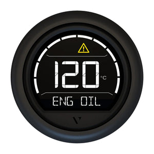 Veratron VL Digital 52 w/Round Black Bezel [B00205702] Veratron