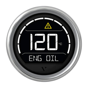 Veratron VL Digital 52 w/Round Chrome Bezel [B00205704] Veratron
