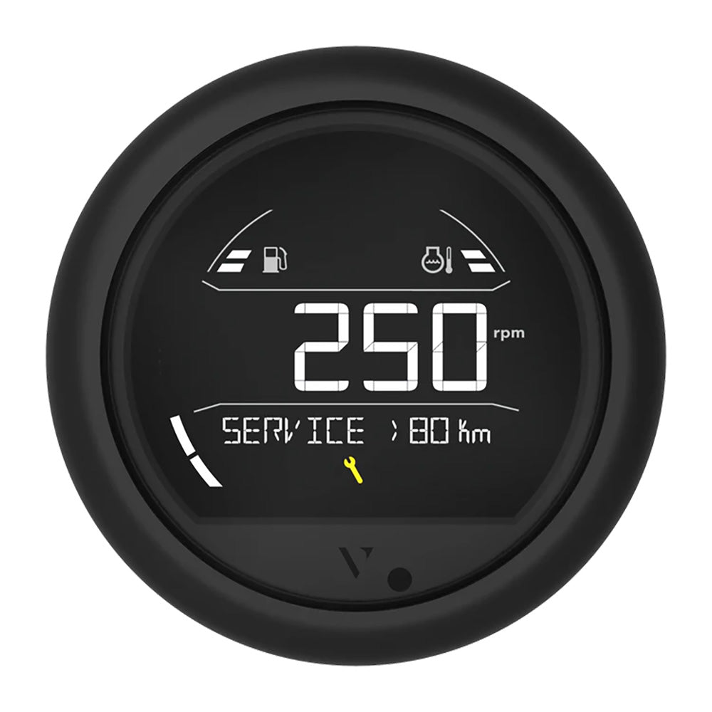 Veratron VL Digital 85 w/Round Black Bezel [B00205802] Veratron