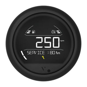 Veratron VL Digital 85 w/Round Black Bezel [B00205802] Veratron