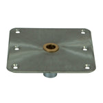 Springfield KingPin Standard Square Steel Base w/Brass - 7"x7" [3620001-B] Springfield Marine
