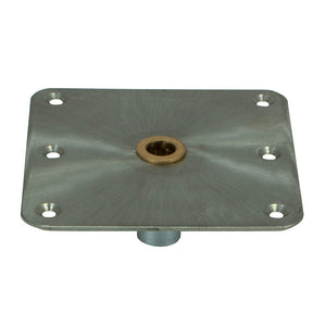 Springfield KingPin Standard Square Steel Base w/Brass - 7"x7" [3620001-B] Springfield Marine