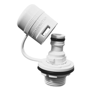 Flushmaster Flush Port Quick Connect f/Mercury - White [SM-FMQCMW] Flushmaster