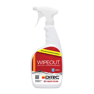 DiTEC Wipeout Multi-Surface Cleaner - 32oz [EC-WOUT-SPR2] DiTEC Marine Products