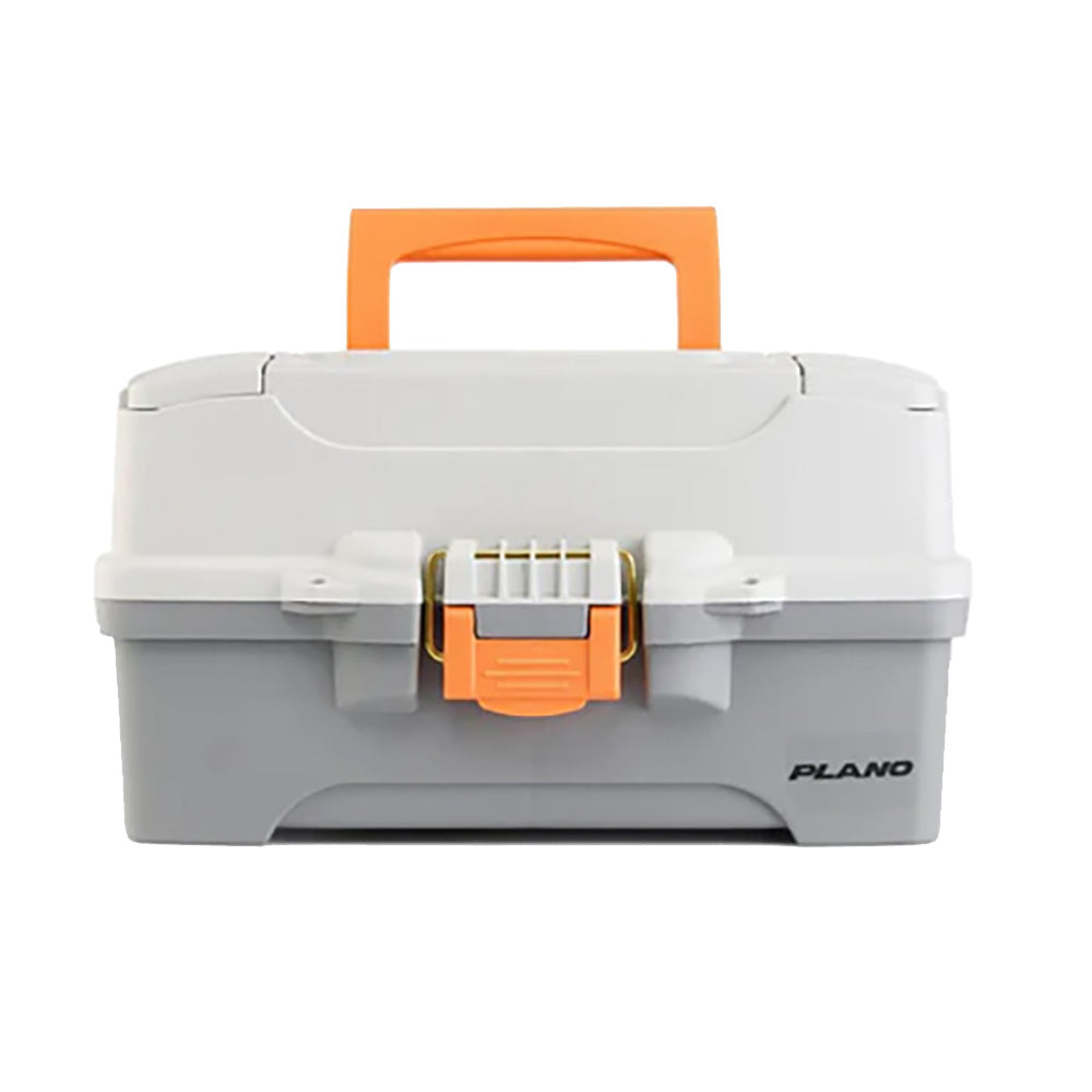 Plano Two-Tray Tackle Box - Light Grey/Dark Grey [P000403] Plano