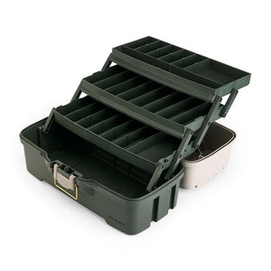 Plano Three-Tray Tackle Box - Green/Tan [P000407] Plano