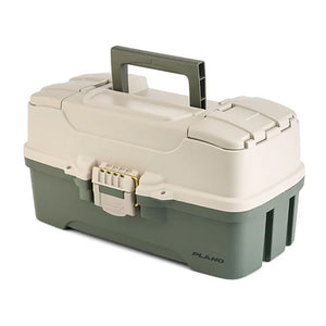 Plano Three-Tray Tackle Box - Green/Tan [P000407] Plano