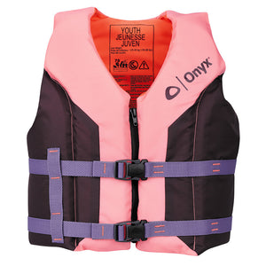 Onyx Shoal All Adventure Youth Life Jacket - Pink [121000-105-002-26] Onyx Outdoor
