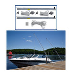 Dock Edge Supreme EZ-Stow Mooring Whips - 10' - 4,000lbs - Up to 21' [DE3330F] Dock Edge