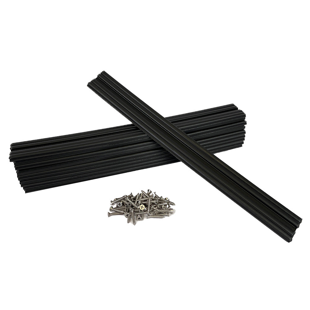 Caliber Marine Slides 1.5"x15" Black *10-Pack [23030] Caliber