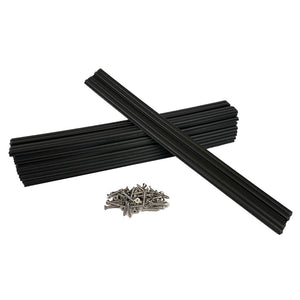 Caliber Marine Slides 1.5"x15" Black *10-Pack [23030] Caliber