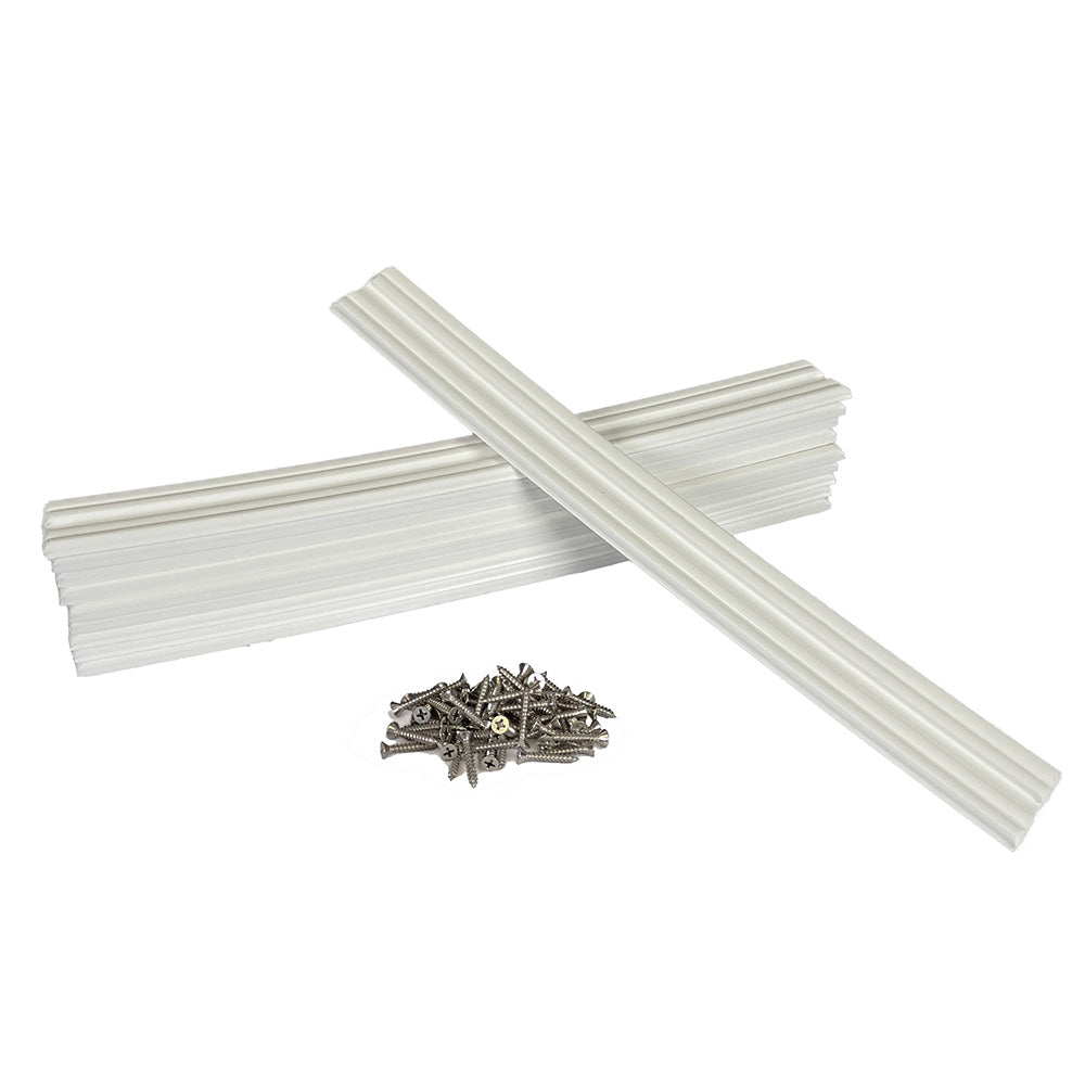 Caliber Marine Slides 1.5"x15" White *10-Pack [23031] Caliber