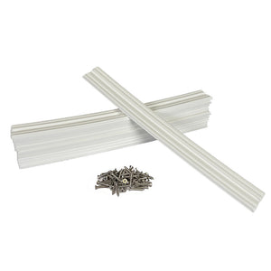 Caliber Marine Slides 1.5"x15" White *10-Pack [23031] Caliber