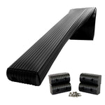Caliber BunkWrap Kit - Black 16' x 2" x 4" Roll + 4 Caps + HRDW Roll + 4 Endcaps  Stainless Steel Hardware [23050-BK] Caliber