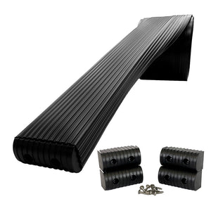 Caliber BunkWrap Kit - Black 16' x 2" x 4" Roll + 4 Caps + HRDW Roll + 4 Endcaps  Stainless Steel Hardware [23054-BK] Caliber
