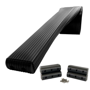Caliber BunkWrap Kit - Black 24' x 2" x 6" Roll + 4 Caps + HRDW Roll + 4 Endcaps  Stainless Steel Hardware [23056-BK] Caliber