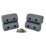Caliber BunkWrap End Cap 2x4" Grey Accessory Kit w/Stainless Steel Hardware *4-Pack [23051] Caliber