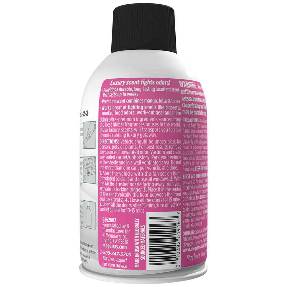 Meguiar's Tropical Rainforest Whole Car Air Re-Fresher Aerosol - 2oz [G262602] Meguiar's