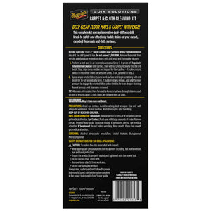 Meguiar's Quik Solutions Carpet  Cloth Cleaning Kit [G55268] Meguiar's