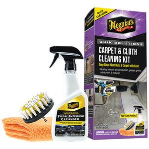 Meguiar's Quik Solutions Carpet  Cloth Cleaning Kit [G55268] Meguiar's
