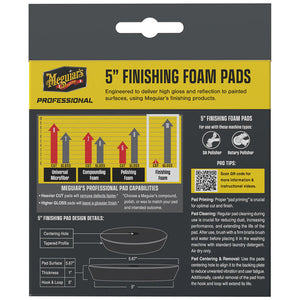 Meguiar's Professional 5" Finishing Foam Pads *2-Pack [M5FFP2] Meguiar's