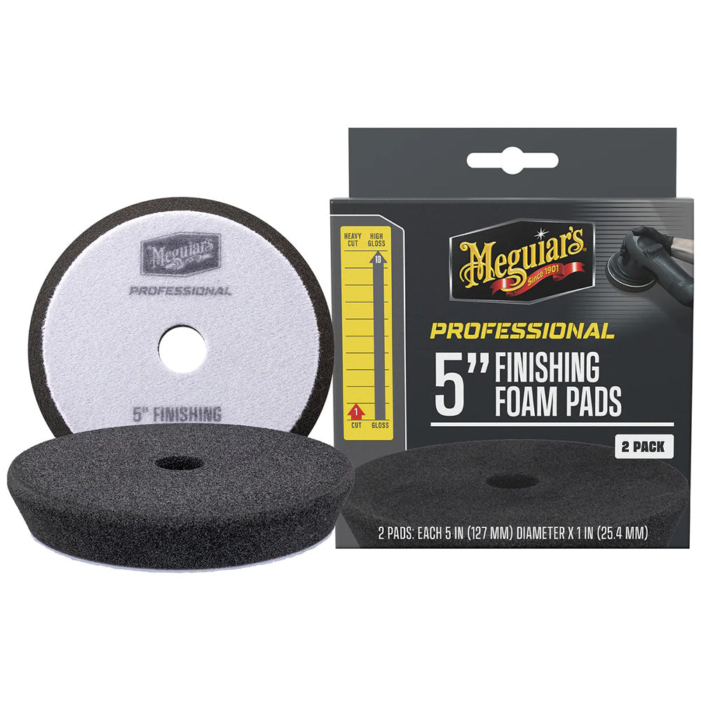 Meguiar's Professional 5" Finishing Foam Pads *2-Pack [M5FFP2] Meguiar's