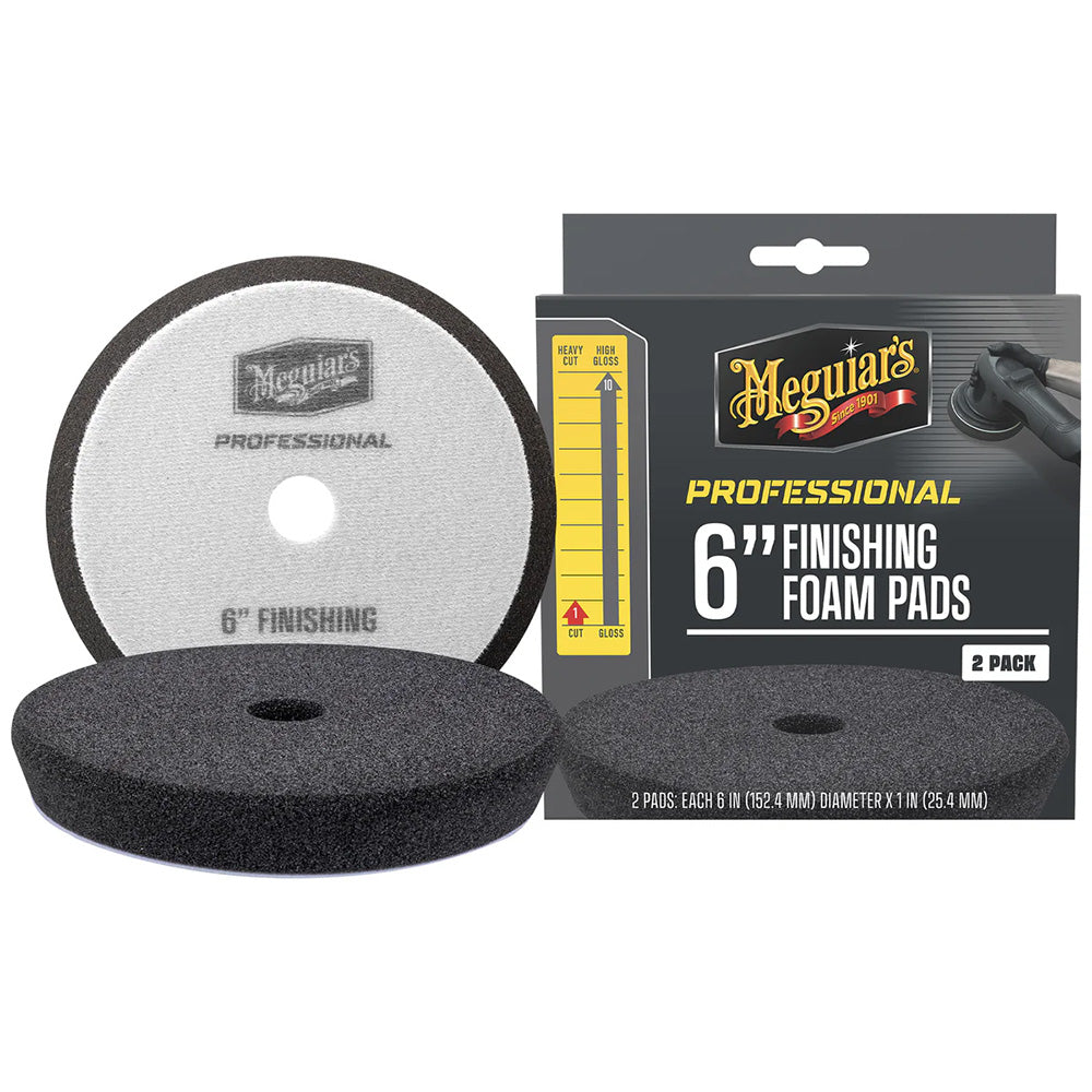 Meguiar's Professional 6" Foam Finishing Pads *2-Pack [M6FFP2] Meguiar's
